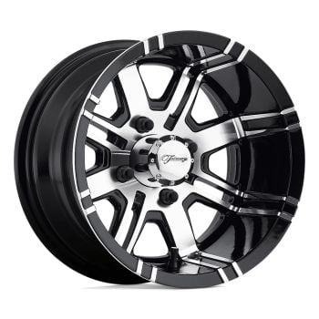Fairway Alloys FA119 AGGRESSOR 12x7 4x101.6 -40 Offset Black Wheel