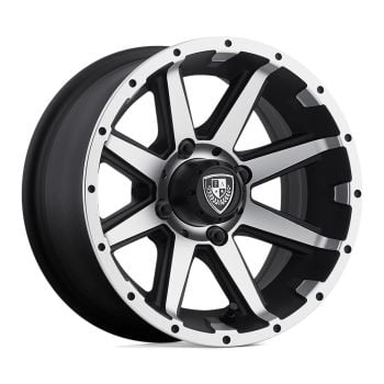Fairway Alloys FA135 REBEL 12x6 4x101.6 -23 Offset Black Wheel