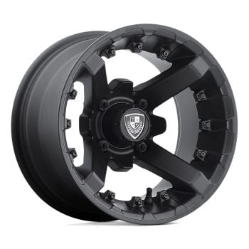 Fairway Alloys FA138 BATTLE 12x7 4x101.6 -47 Offset Black Wheel