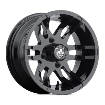 Fairway Alloys FA139 FLEX 12x6 4x101.6 -23 Offset Black Wheel
