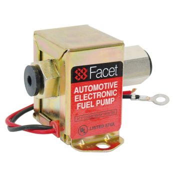 Facet E62-0001 Fuel Pump Solid State 12V Kit 4-6.5 Psi 1/8 Fittings