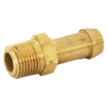 Facet E62-0025 Brass Hose Fitting 1/8"-27NPTF Straight