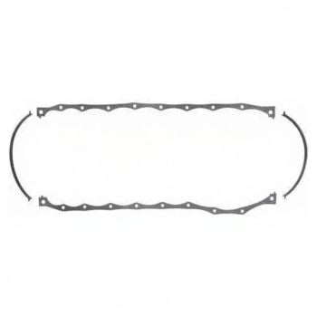 Fel-Pro SFL1811 Sump Gasket Set Rubber Coated Fibre fits Ford 302-351 Cleveland