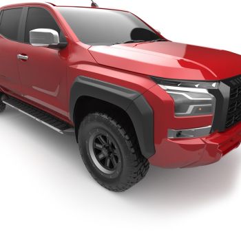 EGR Fender Flare Full Set fits Triton MV Dual Cab 2024-on Unpainted FF-TRTMV-UNP