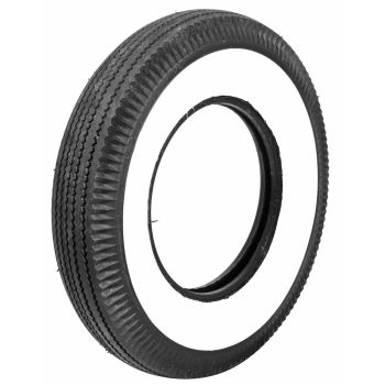 Firestone Bias Ply Tyre 6.70 x 15 with 3-1/4" Whitewall TIRFIR670-15W