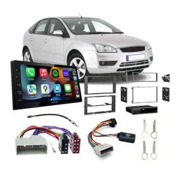 Ford Focus 2005-2009 LS LT Ford Connector Apple CarPlay Android Auto Head Unit Upgrade Kit
