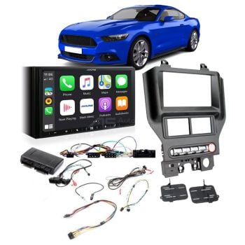 Ford Mustang 2015 Apple CarPlay Android Auto Head Unit Upgrade Kit