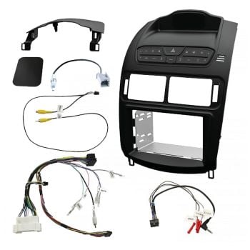Aerpro FP9650SK 2DIN Head Unit Installation Kit suit Ford FG Falcon Satin Black