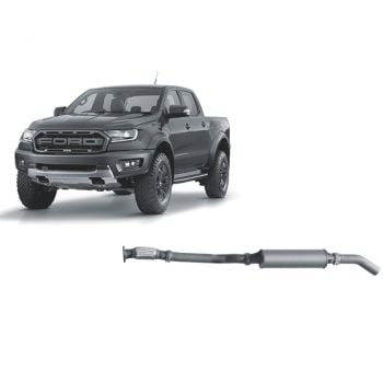 Redback FRX22400-PM Extreme Duty Turbo Back Exhaust fits Ford Raptor 2.0L Bi-Turbo 10/18-05/22