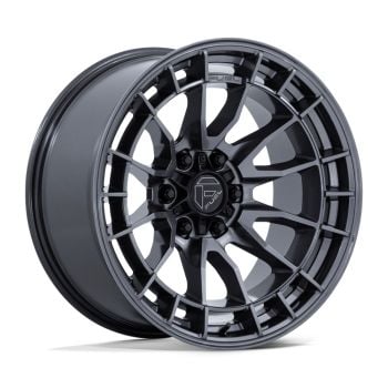Fuel FC888 Revolt 17x8.5 6x139.7 +25 Offset Gloss Gunmetal Wheel