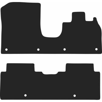 RubberTree Luxury Carpet Car Floor Mats fits Genesis GV60 2021-On GN001LXBL