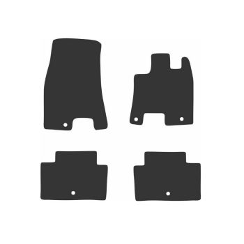 RubberTree Executive Rubber Car Floor Mats fits Genesis GV70 2021-on GN003TPR