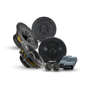 Ground Zero Car Audio Front & Rear Speaker Package