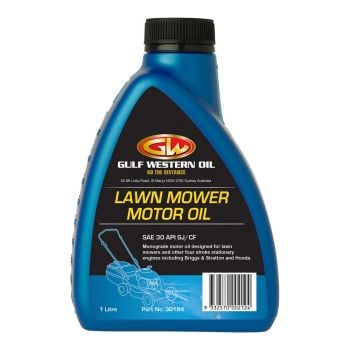 Gulf Western 30184 Lawn Mower Oil SAE 30 1L