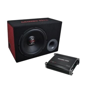 Ground Zero 12 Inch Iridium Bass Pack GZ BASS KIT 12.300X-II