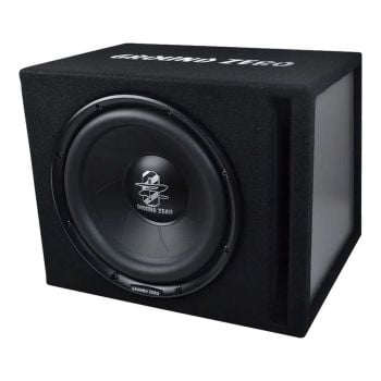 Ground Zero 12 Inch Iridium Loaded Active Subwoofer Box GZIB 30BR-ACT