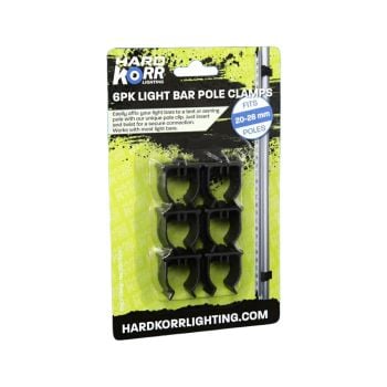 Hard Korr Lighting KORRBARCLIP Light Bar Pole Clamps 6 Pack