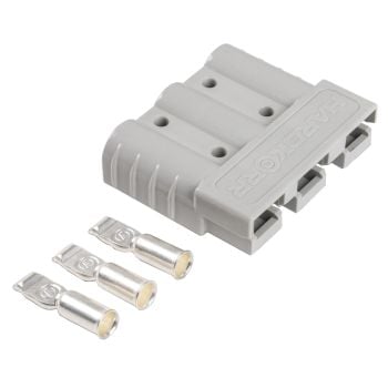 Hardkorr 3-Pin 50A Anderson Style Electrical Connector HKPDCDCCAB-3AND