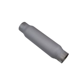 Redback HD12300 Hot Dog Resonator 4" Round x 12" Long x 3" Spiral Louvered Mild Steel