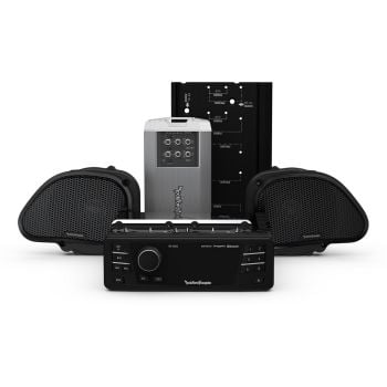Rockford Fosgate HD9813RG-STAGE2 Amp 2 Speaker kit fits 1998-2013 Harley-Davidson Road Glide (Gen-3)