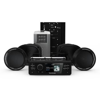 Rockford Fosgate HD9813RGU-STAGE2 Source Unit Amp 4 Speaker kit fits 1998-2013 Harley-Davidson Road Glide Ultra (Gen-2)