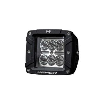 Hamer 4x4 Gladiator Tub Rack LED Work Light Single fits Ford Ranger 2022-On HL005