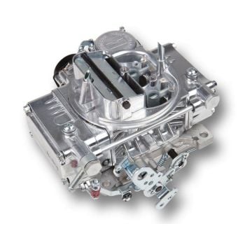 Holley 600 CFM 4-Barrel Street Carburetor Shiny Finish Vacuum Secondary Electric Choke 4160 Series HO0-80457S