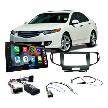Honda Accord Euro 2008-2015 non-Navigation Apple CarPlay Android Auto Head Unit Upgrade Kit