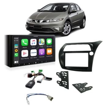 Honda Civic 2006-2011 Hatch Apple CarPlay Android Auto Head Unit Upgrade Kit