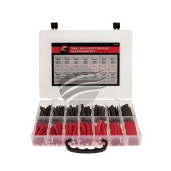 Jaylec HS1005 Dual Wall Heat Shrink Assortment 144 X 89mm Black and Red Kit