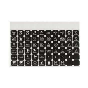 Hulk 4x4 HU1300S Smart 8 Switch Panel (60 decals)