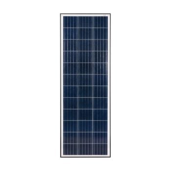 Hulk 4x4 HU6701 120W Fixed Slim Solar Panel 1578x541x35mm Black