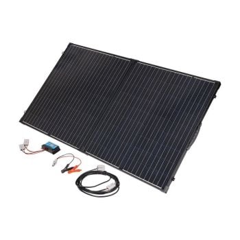 Hulk 4x4 HU6703 160W Portable Solar Panel Kit 1355x780x35mm Black