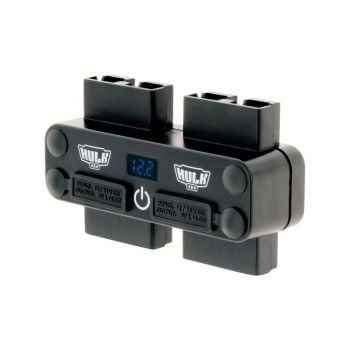 Hulk 4x4 HU7015B 4-Way 12/24V DC Power Adaptor 4x 50A Plugs USB's and Voltmeter Touch Switch