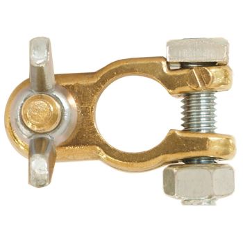 Icon E55-0006N Battery Terminal Wingnut Pkt 10 8mm Stud Steel Wingnut