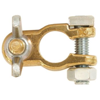 Icon E55-0006P Battery Terminal + Wingnut Pkt 10 8mm Stud Steel Wingnut