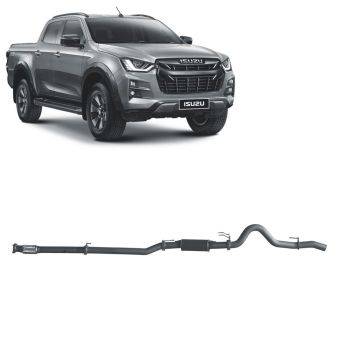 Redback IDX12900-PR Extreme Duty Turbo Back Exhaust fits Isuzu D-MAX 07/2020-on