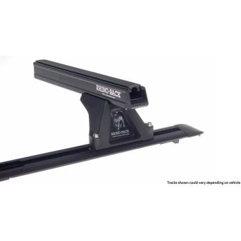 Rhino Rack HD RLTF Trackmount Black 2 Bar Roof Rack JA0528