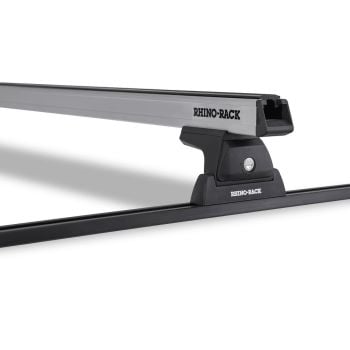 Rhino Rack HD RLT600 Trackmount Silver 1 Bar Roof Rack JA8720