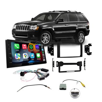 Jeep Grand Cherokee 2005-2008 WH Apple CarPlay Android Auto Head Unit Upgrade Kit