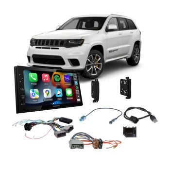Jeep Grand Cherokee 2011-2013 WK Apple CarPlay Android Auto Head Unit Upgrade Kit