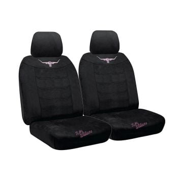 R.M. Williams Car Seat Covers Mesh Black MHRMWBX-BLK30