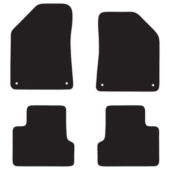 RubberTree Executive Rubber Car Floor Mats fits Jeep Cherokee KL 2014-on JP021TPR