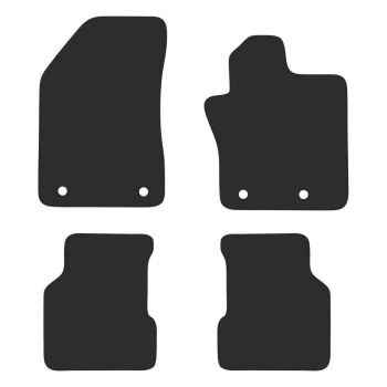 RubberTree Executive Rubber Car Floor Mats fits Jeep Compass Trailhawk MP 2017-on JP024-01TPR