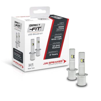 JW Speaker 999001 H1 Direct Fit LED Globes 12/24V 5700K 2 Pack