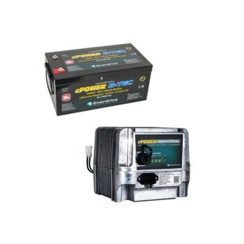 Enerdrive 36V Industrial Charger and 100Ah Battery Combo