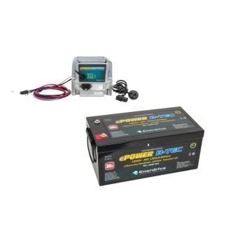 Enerdrive 36V Industrial Charger and 100Ah Battery Combo with ePRO Monitor