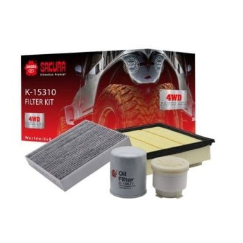 Sakura K-15310 Filter Kit to suit Isuzu Dmax TFR MU-X UCR 4JJ1 