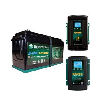 Enerdrive B-TEC 200Ah Combo with 40A AC/40A DC Chargers