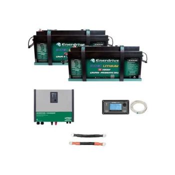 Enerdrive ePRO Combi 3000W Inverter Package with Monitor & B-TEC 600Ah Storage K-COMBI-3K-04